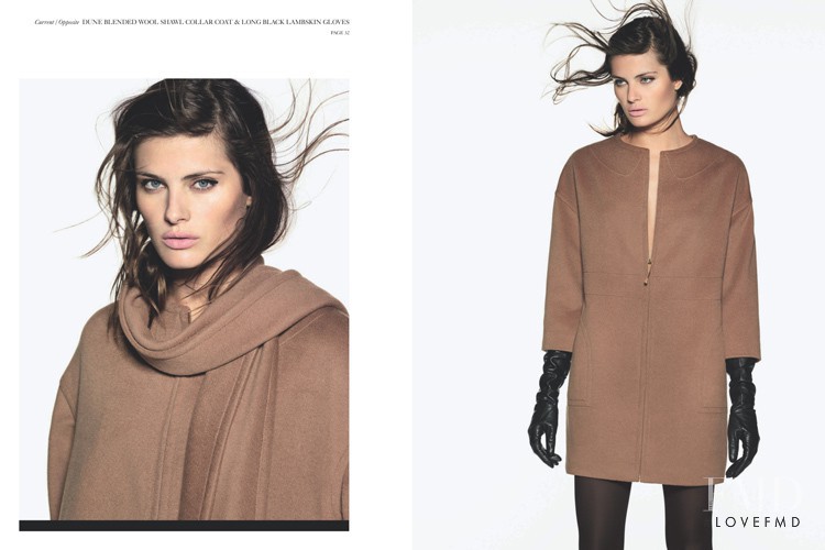 Isabeli Fontana featured in  the Ports International advertisement for Autumn/Winter 2011