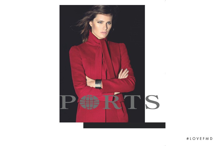 Isabeli Fontana featured in  the Ports International advertisement for Autumn/Winter 2011
