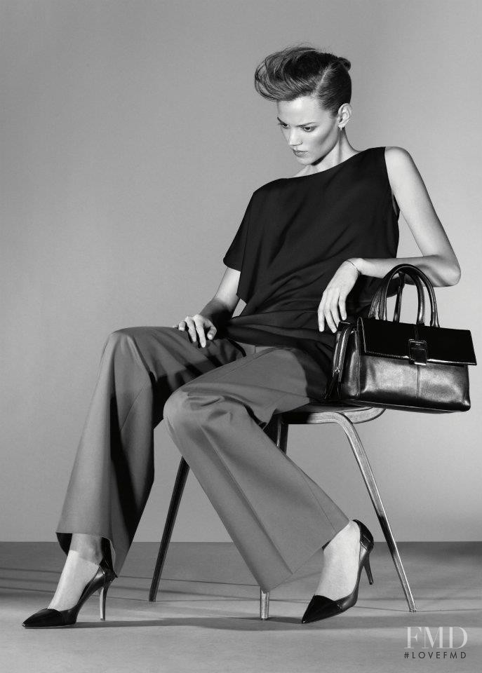 Freja Beha Erichsen featured in  the HUGO advertisement for Autumn/Winter 2012