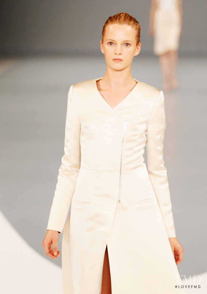 Daria Strokous featured in  the HUGO fashion show for Spring/Summer 2013