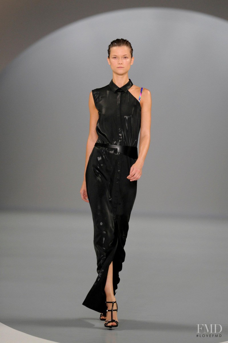 Kasia Struss featured in  the HUGO fashion show for Spring/Summer 2013