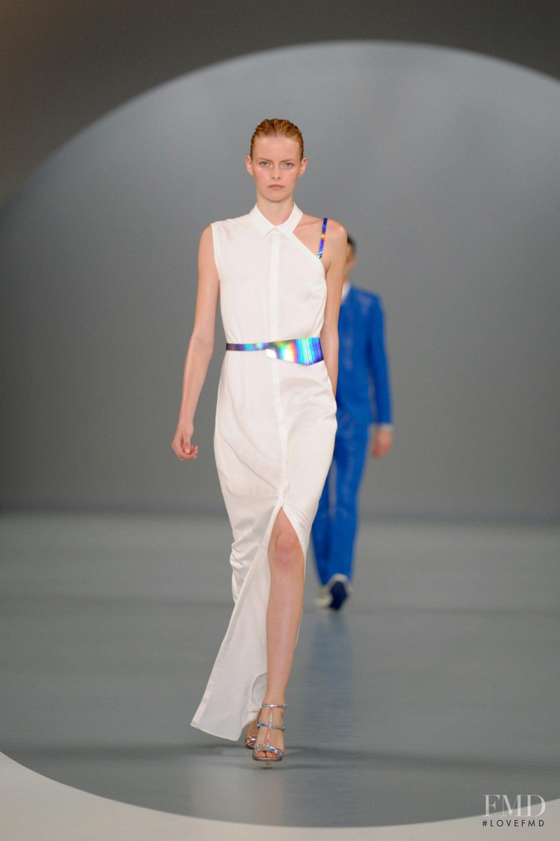 Elza Luijendijk Matiz featured in  the HUGO fashion show for Spring/Summer 2013