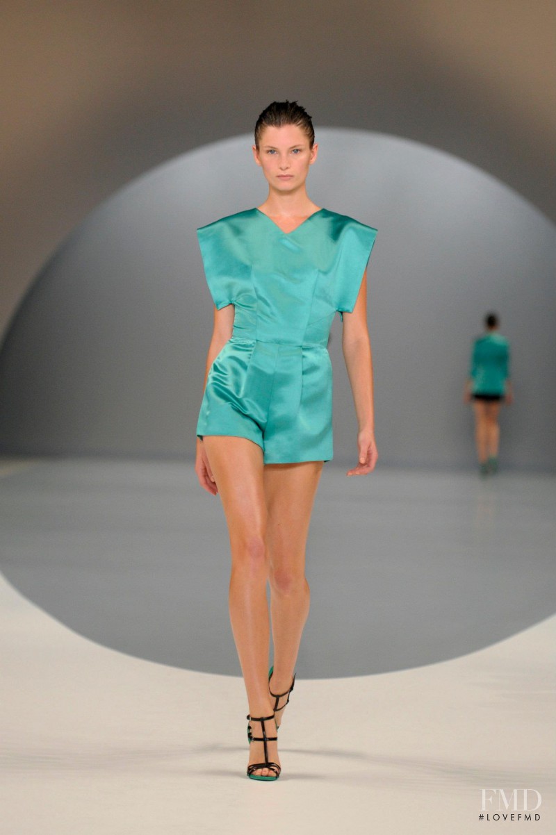 Ava Smith featured in  the HUGO fashion show for Spring/Summer 2013