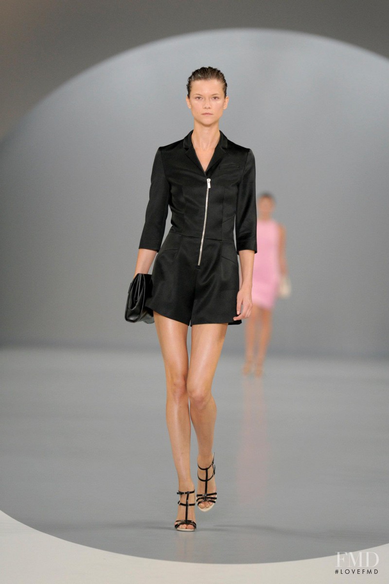 Kasia Struss featured in  the HUGO fashion show for Spring/Summer 2013