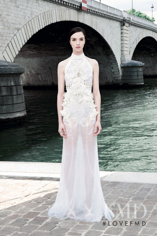 Mariacarla Boscono featured in  the Givenchy Haute Couture fashion show for Autumn/Winter 2011