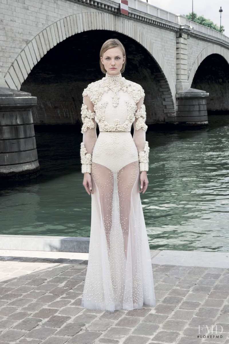 Caroline Trentini featured in  the Givenchy Haute Couture fashion show for Autumn/Winter 2011