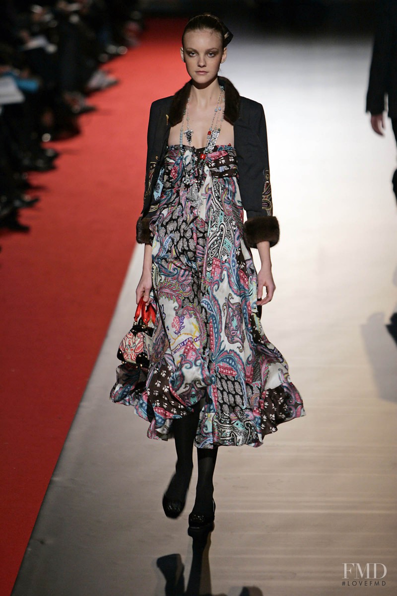 Caroline Trentini featured in  the Christian Lacroix fashion show for Autumn/Winter 2006