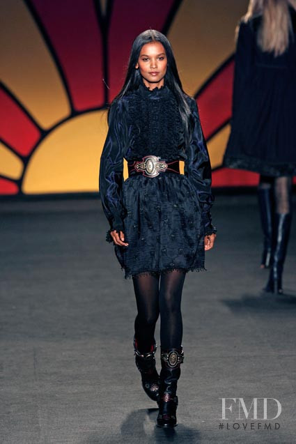 Liya Kebede featured in  the Anna Sui fashion show for Autumn/Winter 2006