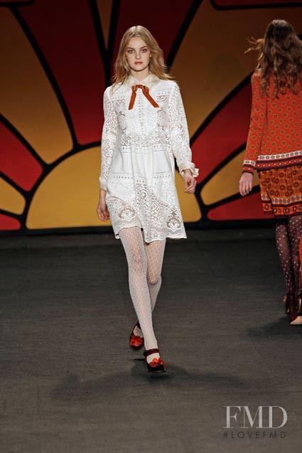 Caroline Trentini featured in  the Anna Sui fashion show for Autumn/Winter 2006