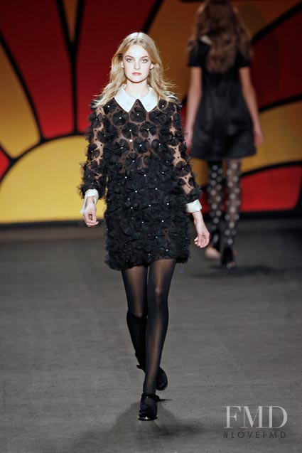 Caroline Trentini featured in  the Anna Sui fashion show for Autumn/Winter 2006