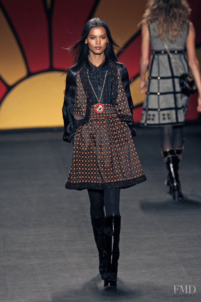 Liya Kebede featured in  the Anna Sui fashion show for Autumn/Winter 2006