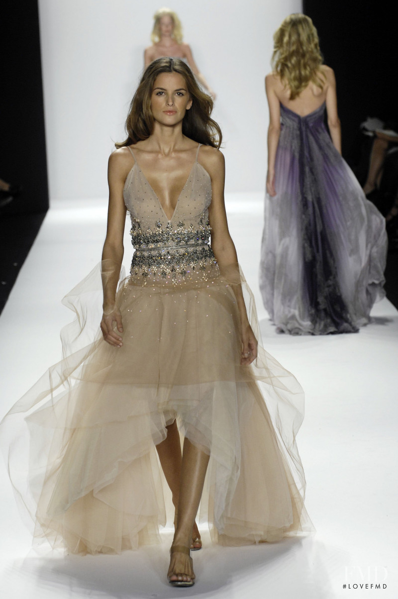 Izabel Goulart featured in  the Bill Blass fashion show for Spring/Summer 2007