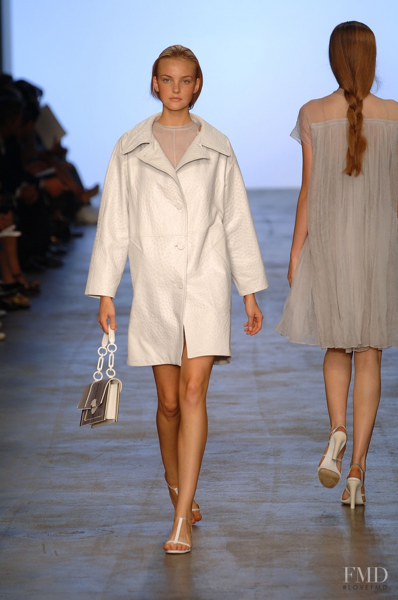 Caroline Trentini featured in  the Calvin Klein 205W39NYC fashion show for Spring/Summer 2006
