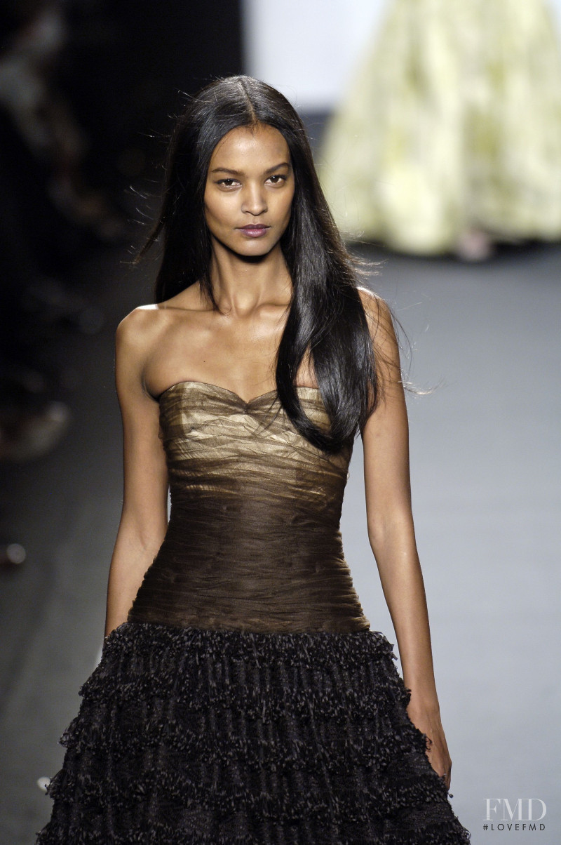Liya Kebede featured in  the Bill Blass fashion show for Autumn/Winter 2006