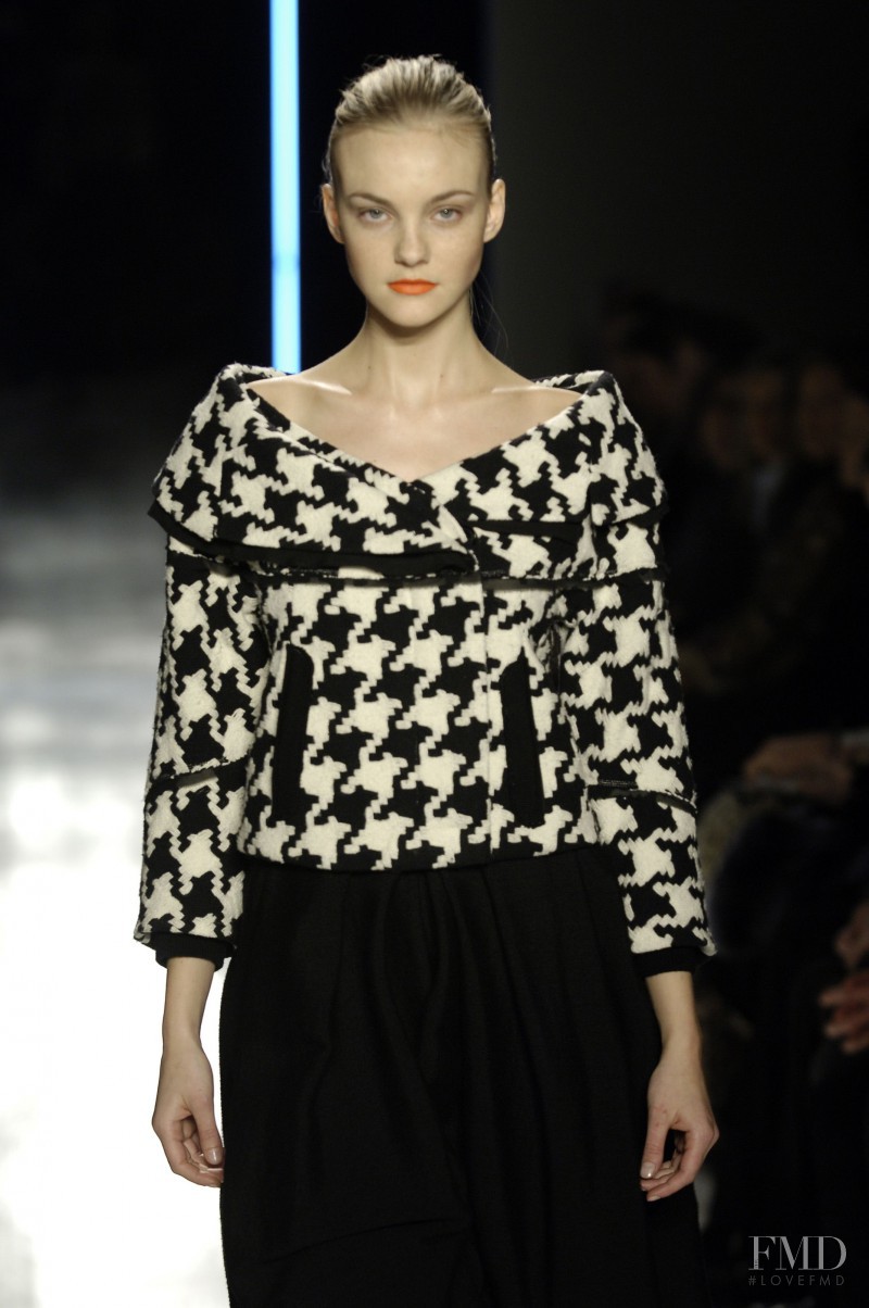 Caroline Trentini featured in  the Donna Karan New York fashion show for Autumn/Winter 2006