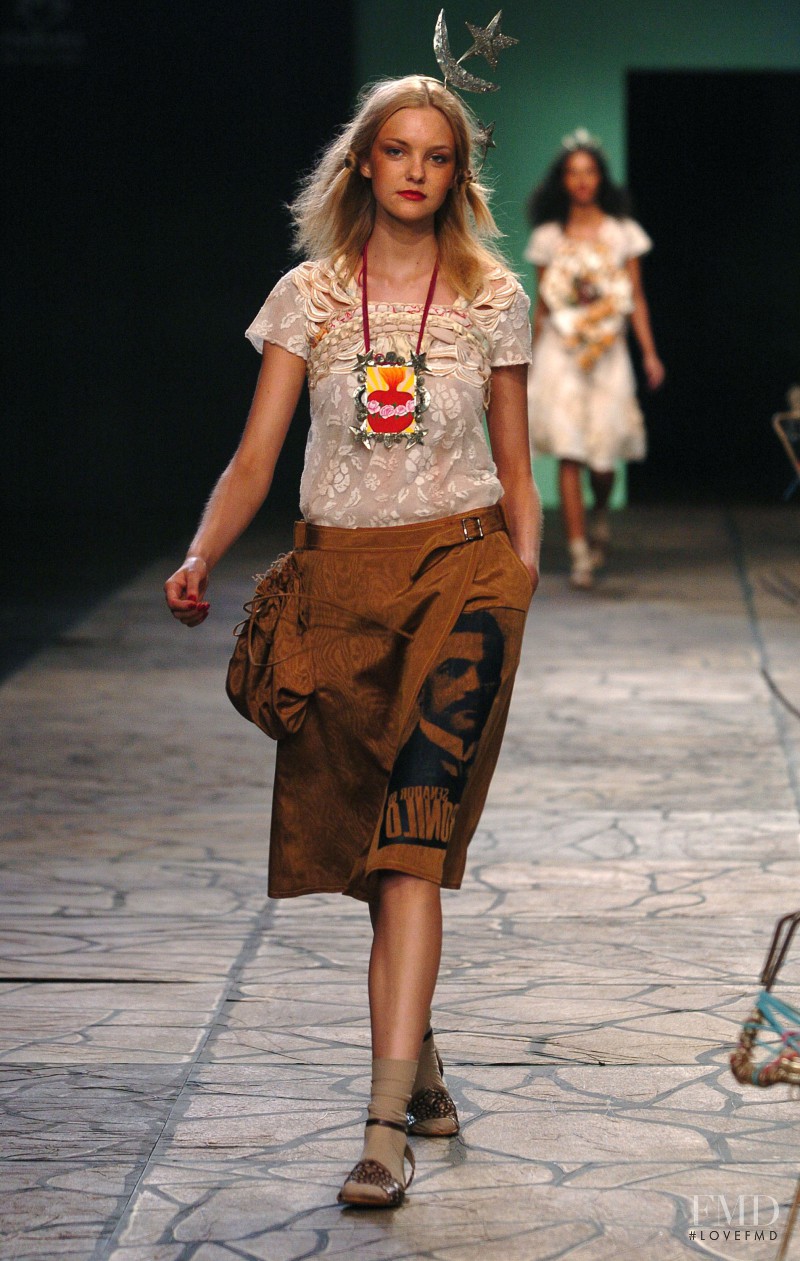 Caroline Trentini featured in  the Cavalera fashion show for Spring/Summer 2006