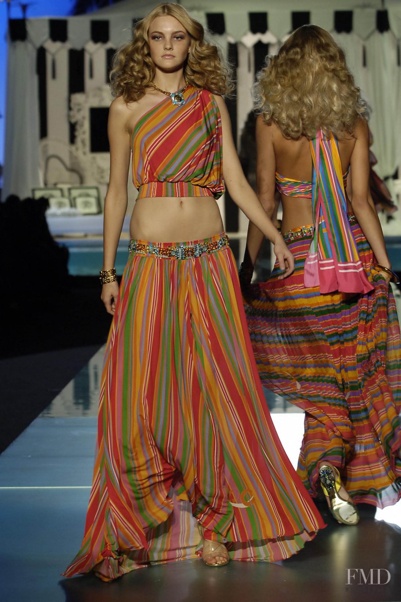 Caroline Trentini featured in  the Roberto Cavalli fashion show for Spring/Summer 2006