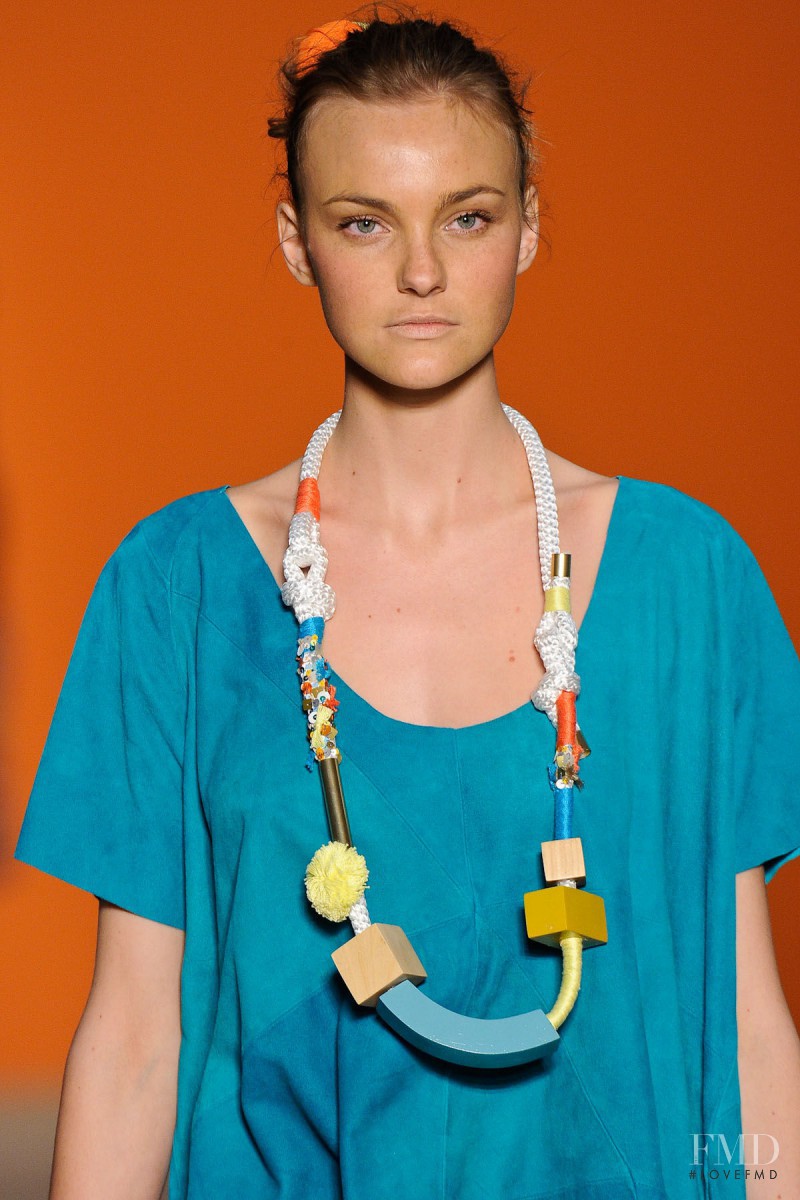 Caroline Trentini featured in  the Cantï¿½o fashion show for Spring/Summer 2012