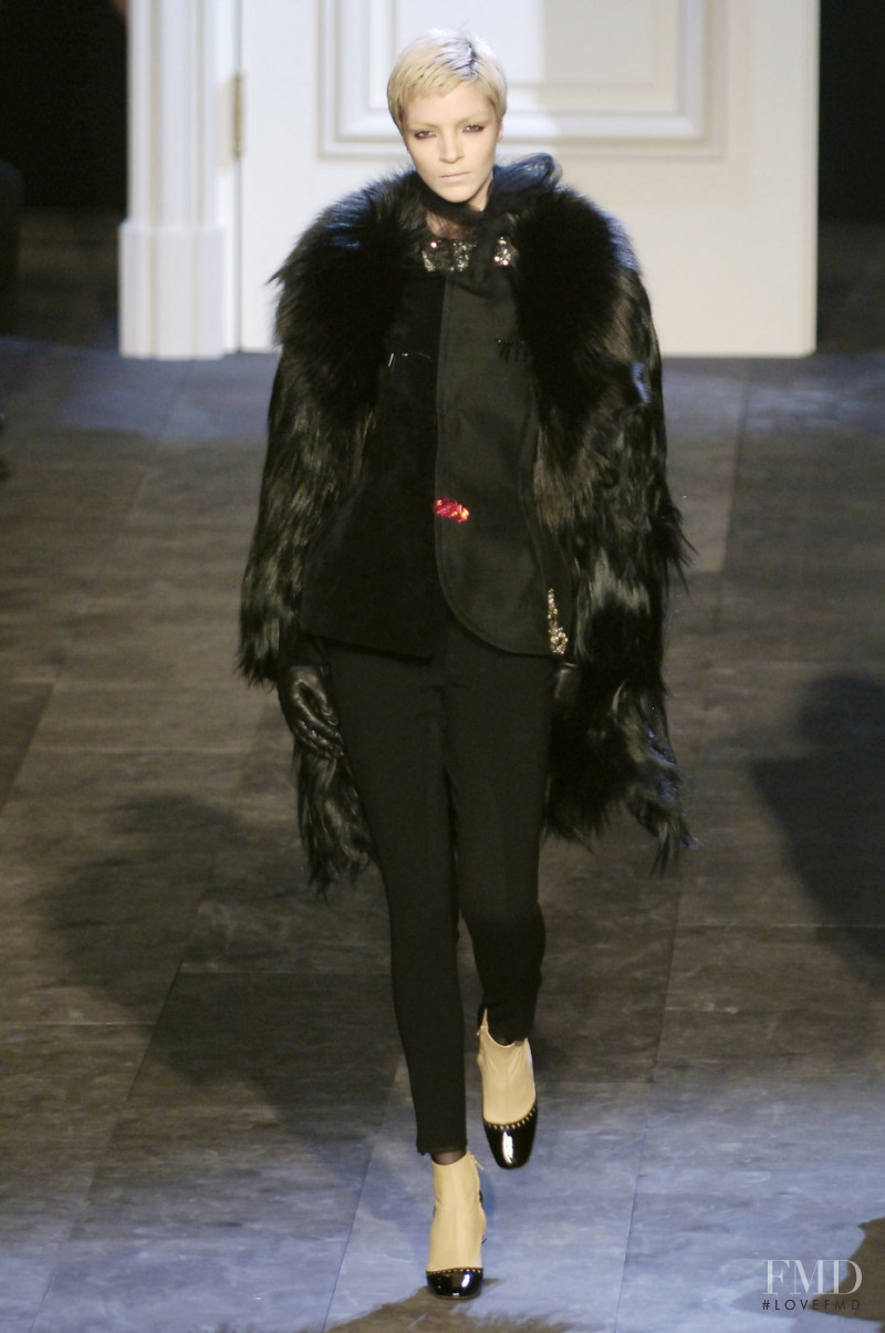 Mariacarla Boscono featured in  the Lanvin fashion show for Autumn/Winter 2006