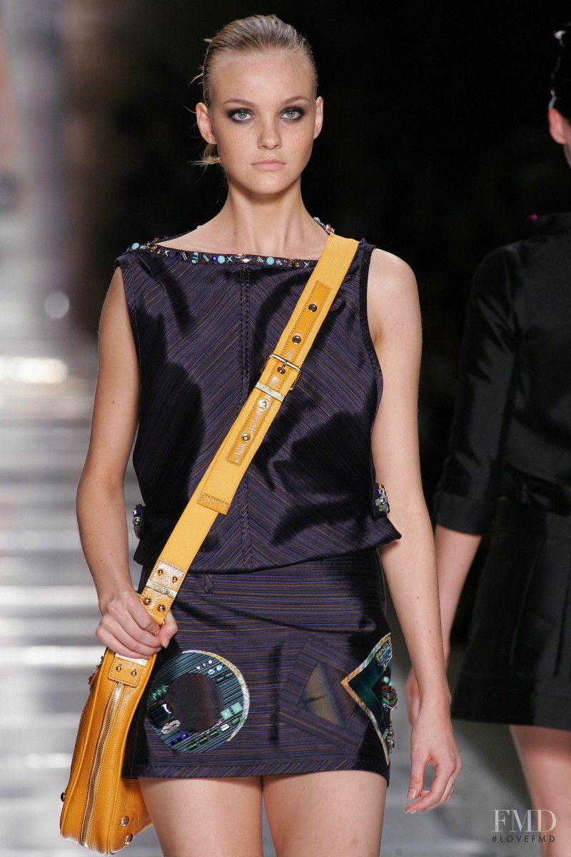 Caroline Trentini featured in  the Louis Vuitton fashion show for Spring/Summer 2006