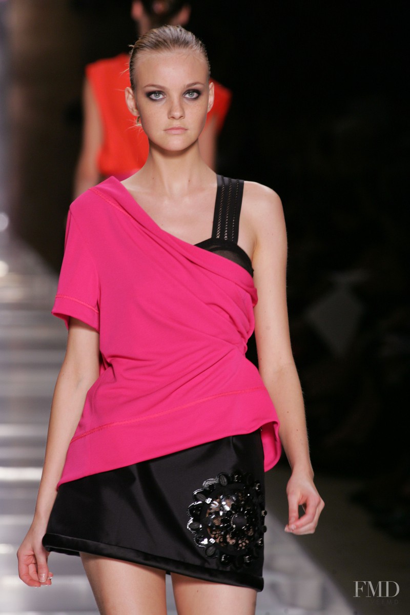 Caroline Trentini featured in  the Louis Vuitton fashion show for Spring/Summer 2006