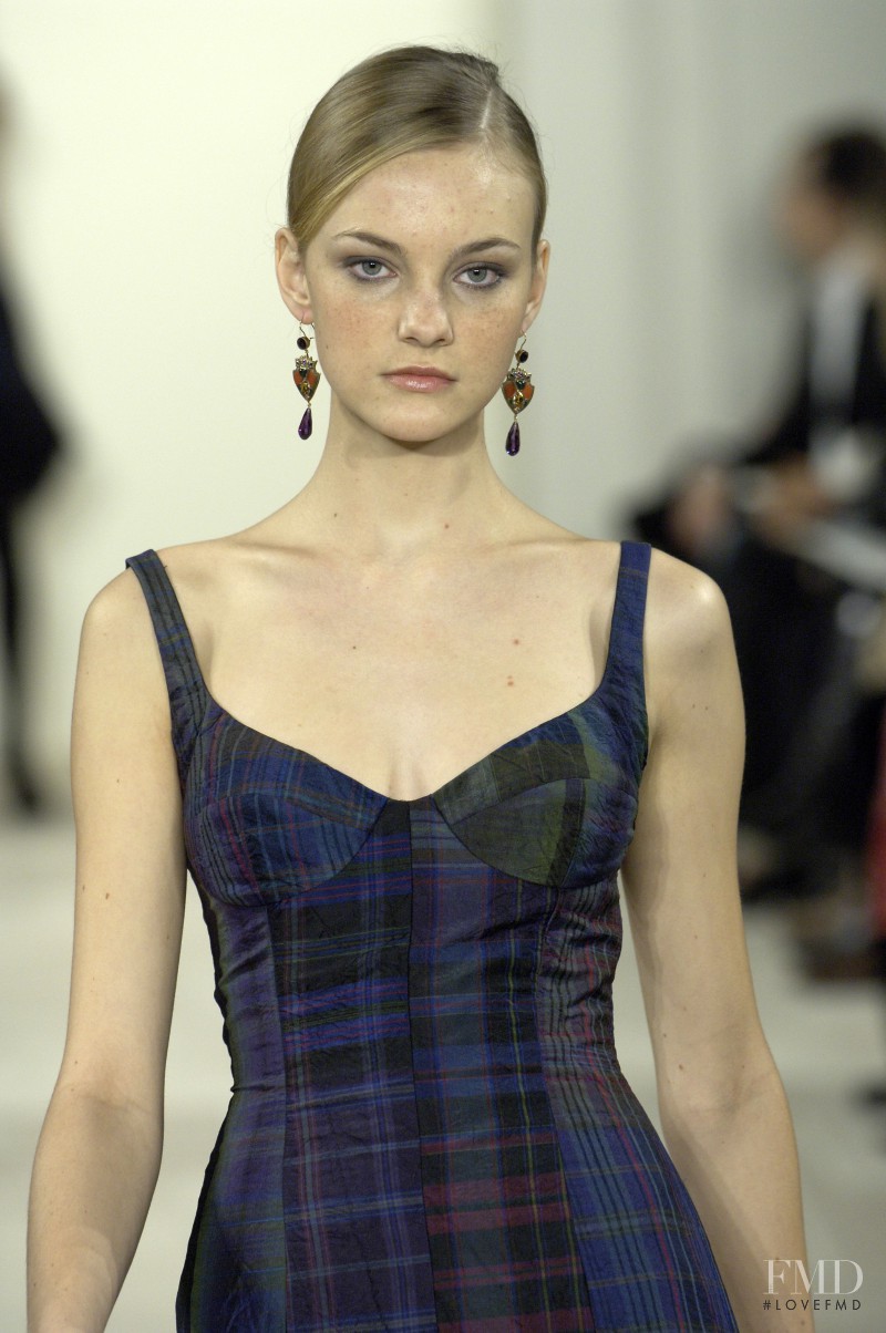 Caroline Trentini featured in  the Ralph Lauren Collection fashion show for Autumn/Winter 2007