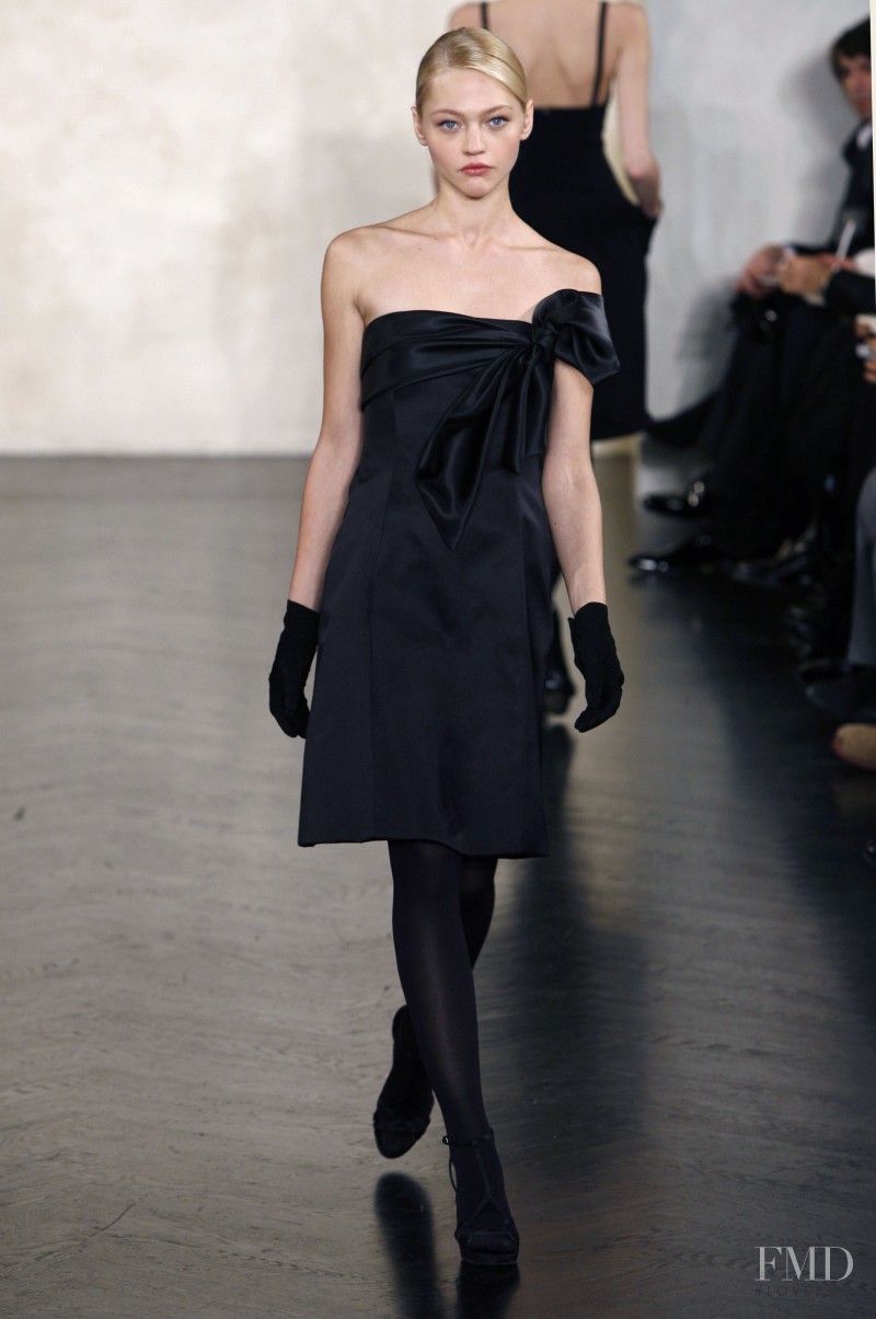 Sasha Pivovarova featured in  the Ralph Lauren Collection fashion show for Autumn/Winter 2007