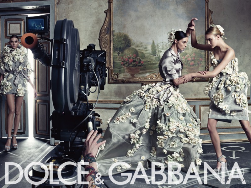 Caroline Trentini featured in  the Dolce & Gabbana advertisement for Spring/Summer 2009