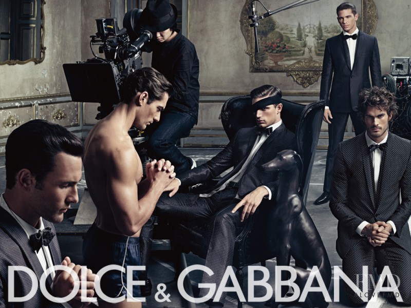 Adam Senn featured in  the Dolce & Gabbana advertisement for Spring/Summer 2009