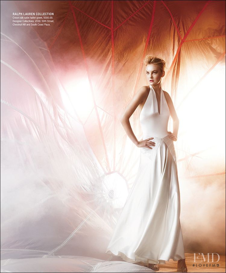 Caroline Trentini featured in  the Bloomingdales catalogue for Spring 2009