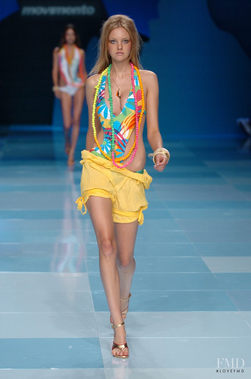Caroline Trentini featured in  the Movimento fashion show for Spring/Summer 2006