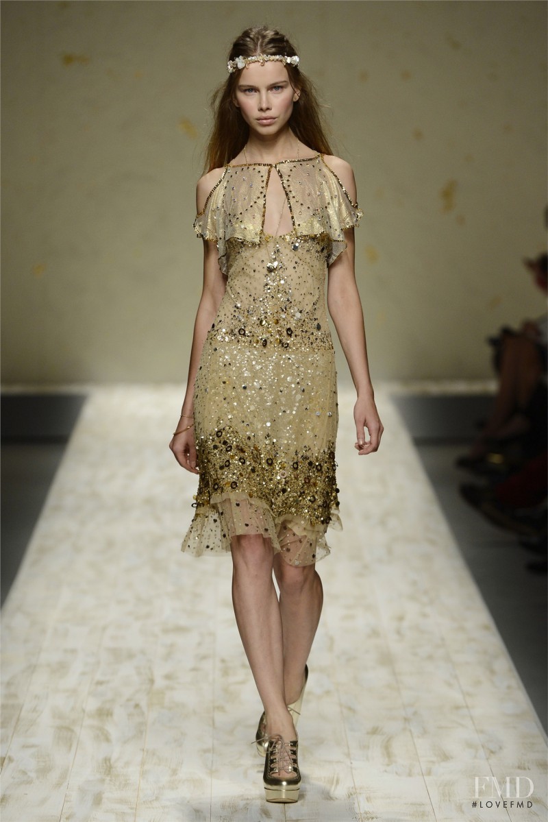 Serafima Kobzeva featured in  the be Blumarine fashion show for Spring/Summer 2013