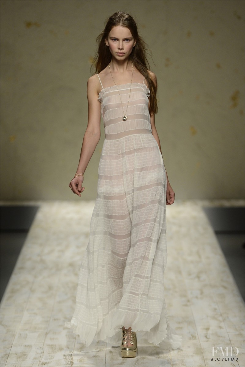 Serafima Kobzeva featured in  the be Blumarine fashion show for Spring/Summer 2013