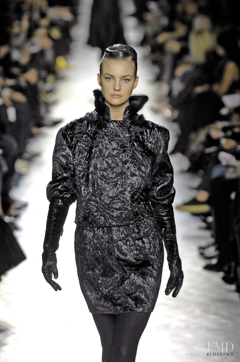 Caroline Trentini featured in  the Saint Laurent fashion show for Autumn/Winter 2007
