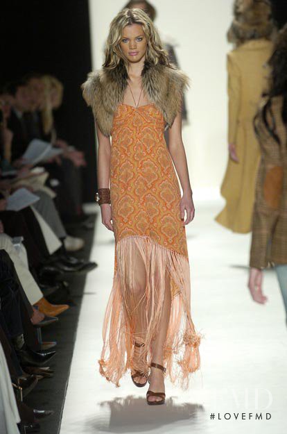 Rianne ten Haken featured in  the Michael Kors Collection fashion show for Autumn/Winter 2004