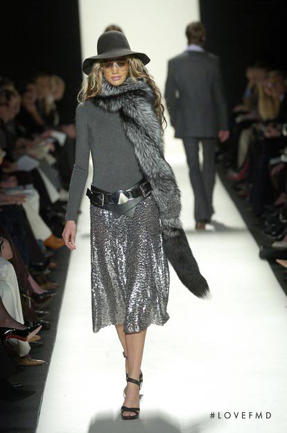Rianne ten Haken featured in  the Michael Kors Collection fashion show for Autumn/Winter 2004