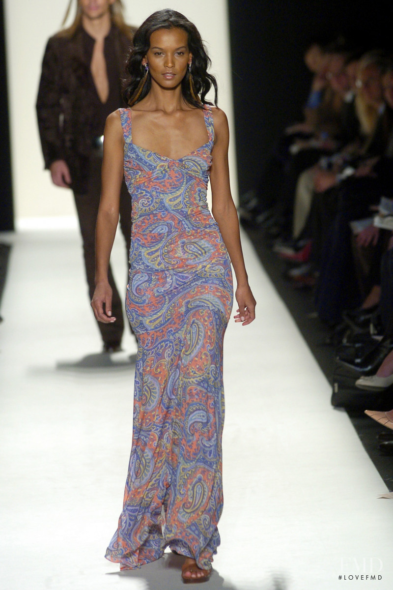 Liya Kebede featured in  the Michael Kors Collection fashion show for Autumn/Winter 2004