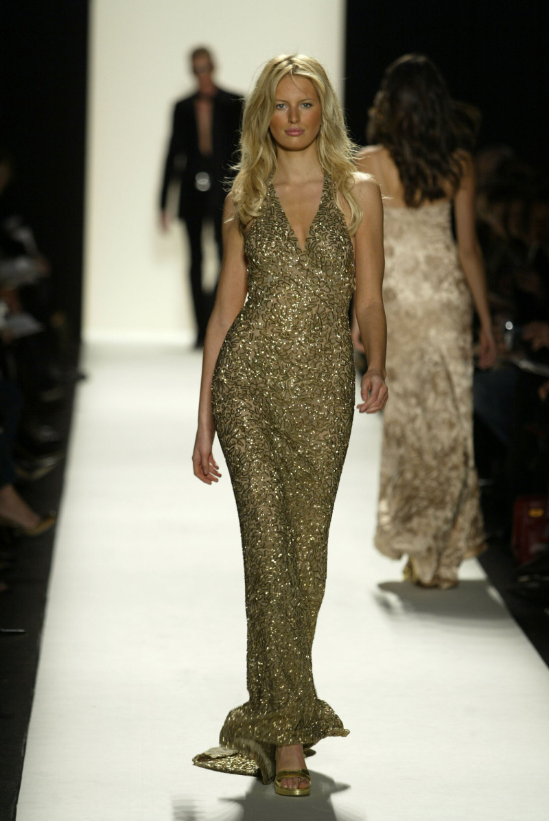 Karolina Kurkova featured in  the Michael Kors Collection fashion show for Autumn/Winter 2004