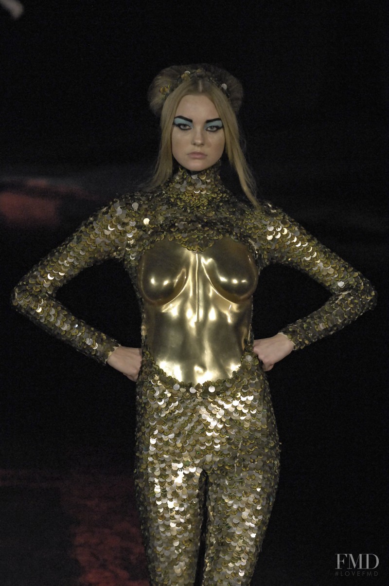 Caroline Trentini featured in  the Alexander McQueen fashion show for Autumn/Winter 2007