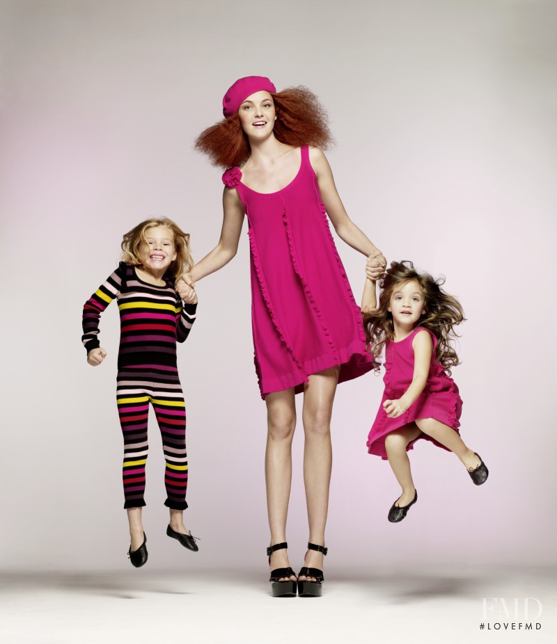 Caroline Trentini featured in  the H&M by Sonia Rykiel lookbook for Spring 2010