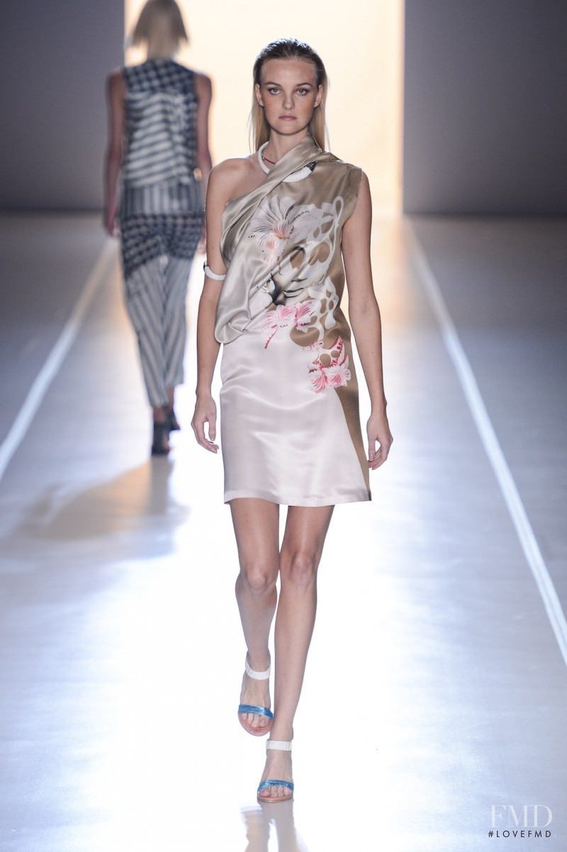 Caroline Trentini featured in  the Animale fashion show for Spring/Summer 2013