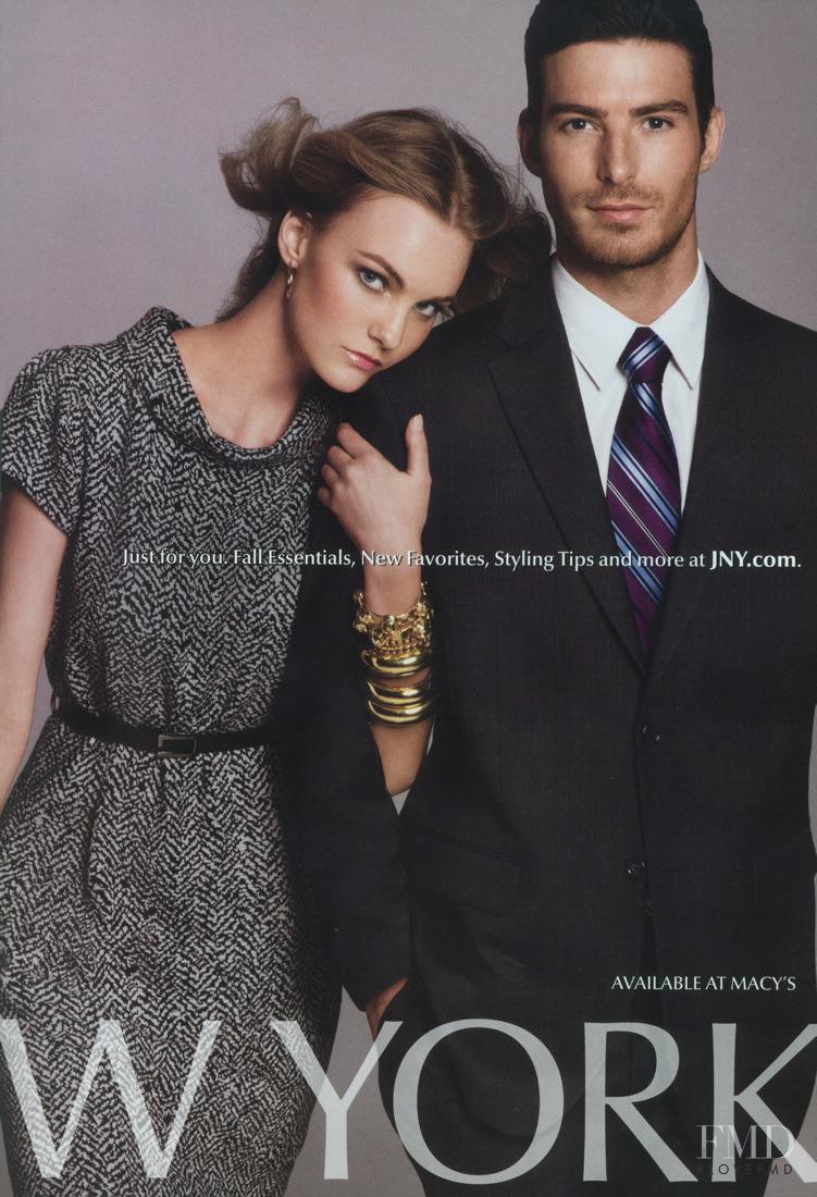 Caroline Trentini featured in  the Jones New York advertisement for Autumn/Winter 2009
