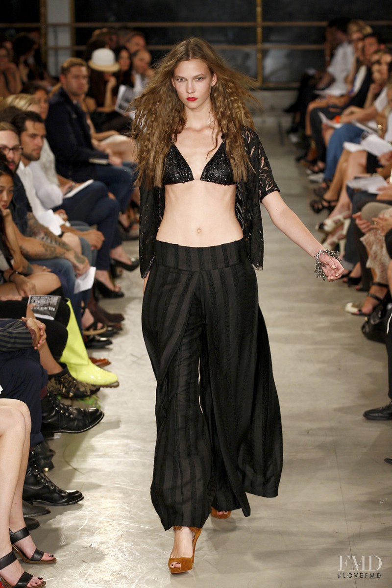 Karlie Kloss featured in  the Ruffian fashion show for Spring/Summer 2009