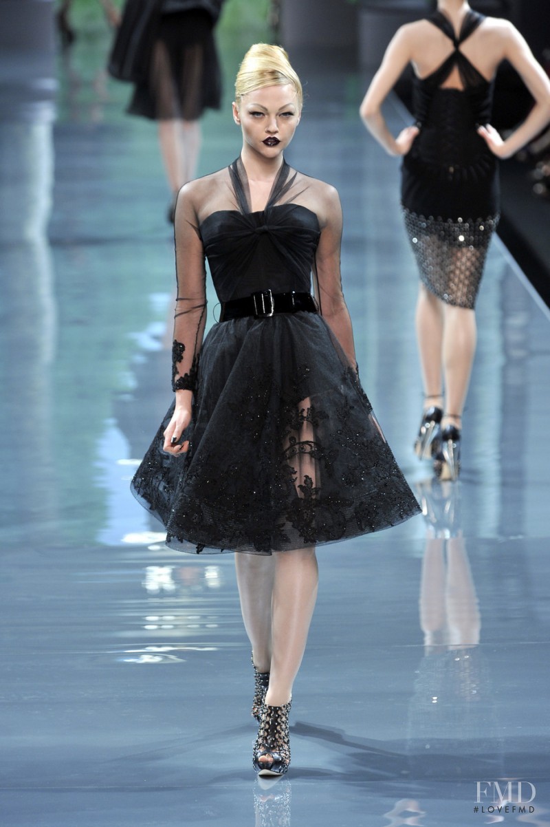 Sasha Pivovarova featured in  the Christian Dior Haute Couture fashion show for Autumn/Winter 2008