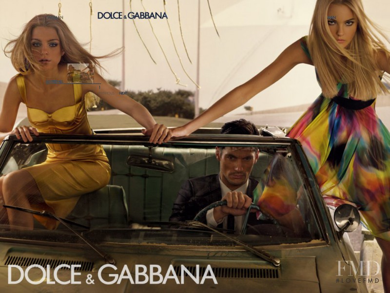 Caroline Trentini featured in  the Dolce & Gabbana advertisement for Pre-Fall 2008