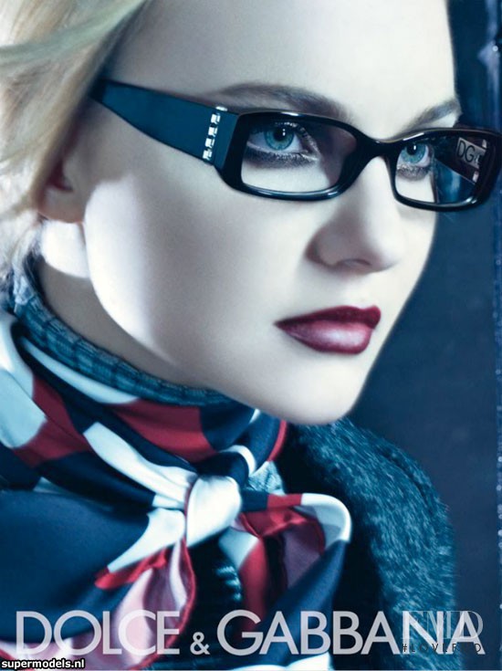 Caroline Trentini featured in  the Dolce & Gabbana - Eyewear advertisement for Autumn/Winter 2008