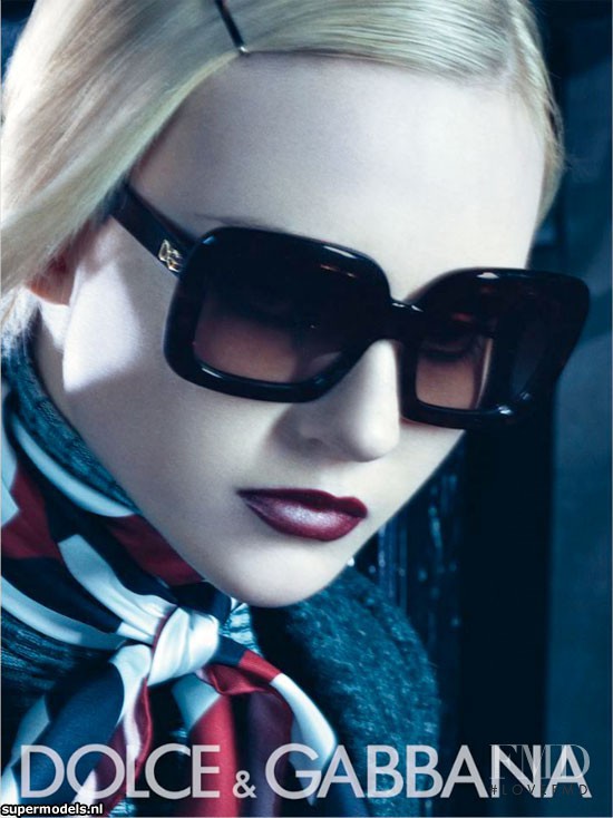 Caroline Trentini featured in  the Dolce & Gabbana - Eyewear advertisement for Autumn/Winter 2008