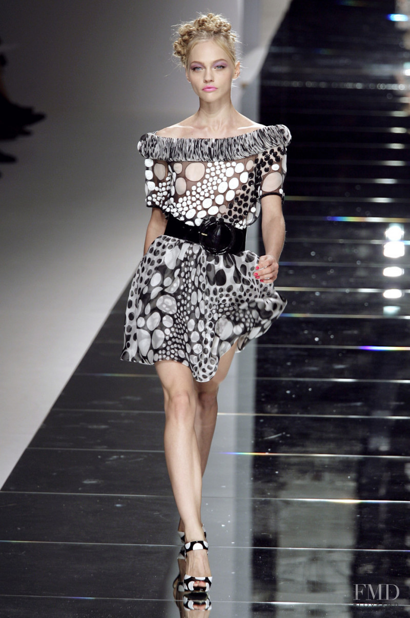 Sasha Pivovarova featured in  the Valentino fashion show for Spring/Summer 2008