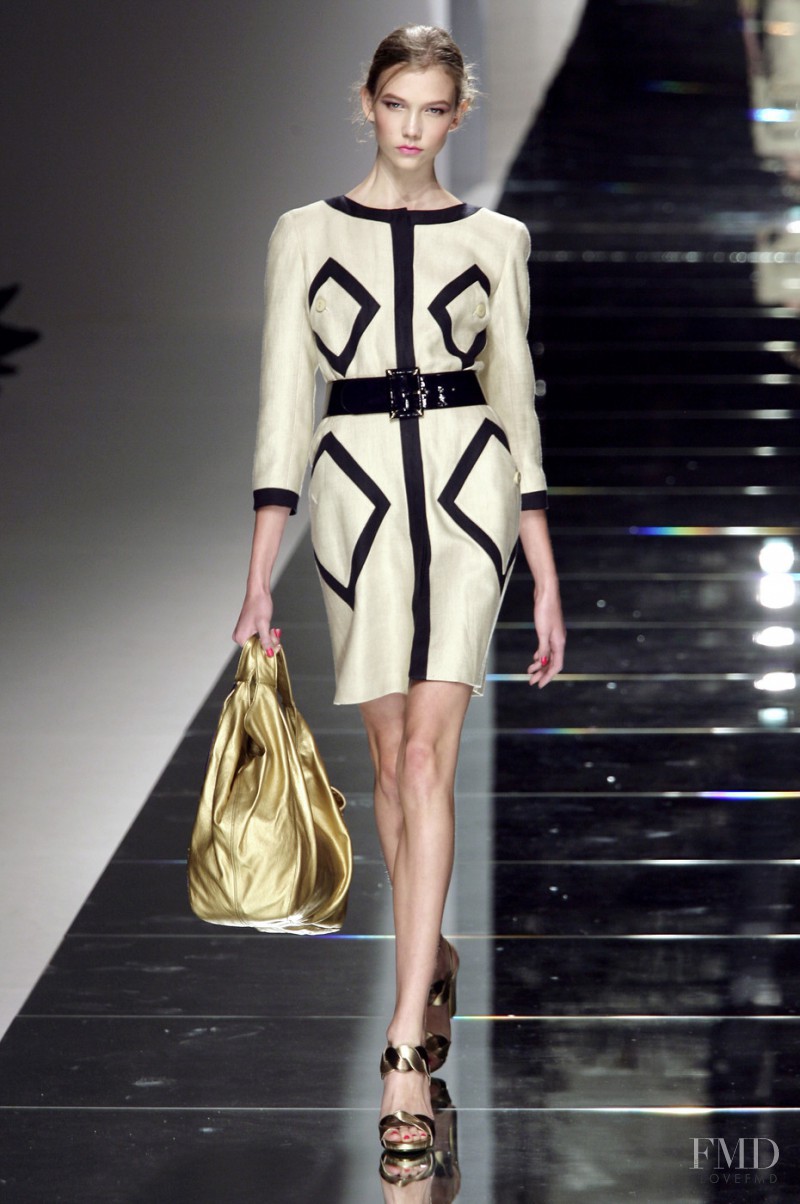 Karlie Kloss featured in  the Valentino fashion show for Spring/Summer 2008