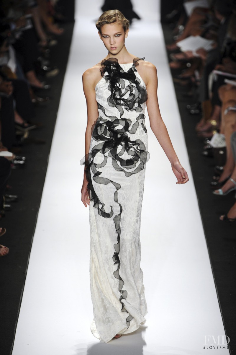 Karlie Kloss featured in  the Carolina Herrera fashion show for Spring/Summer 2009